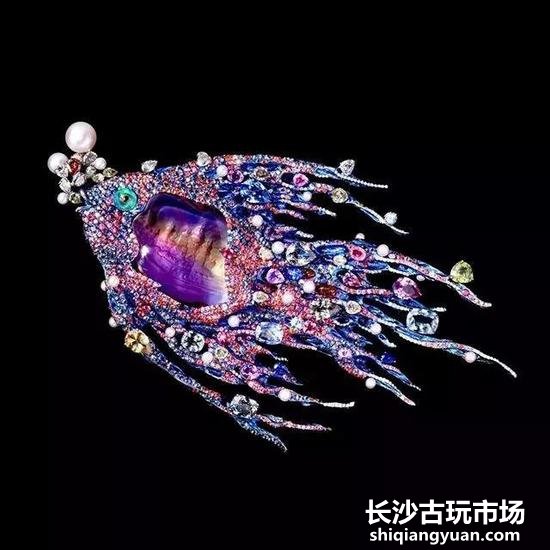 Wallace Chan 高级珠宝 鱼儿的梦胸针