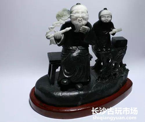 黑色独山玉,设计感十足