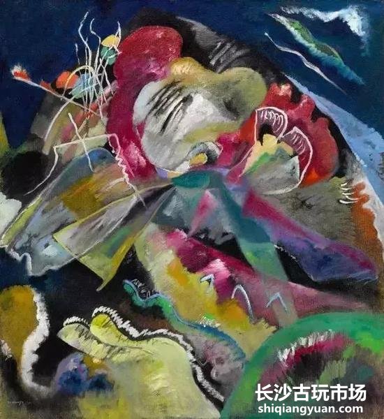 康定斯基《白线构图》