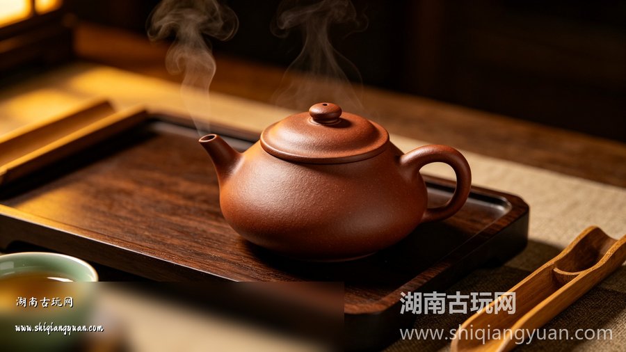 养壶 茶巾擦拭紫砂壶