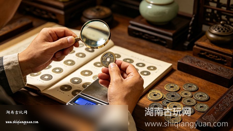 古钱币收藏册与评级封装盒