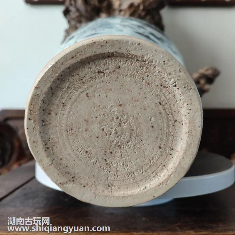 洪武青花梅瓶底足