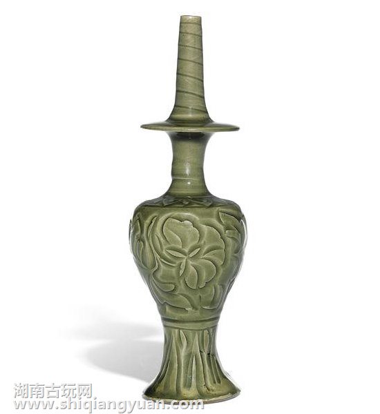 耀州窑净瓶细节