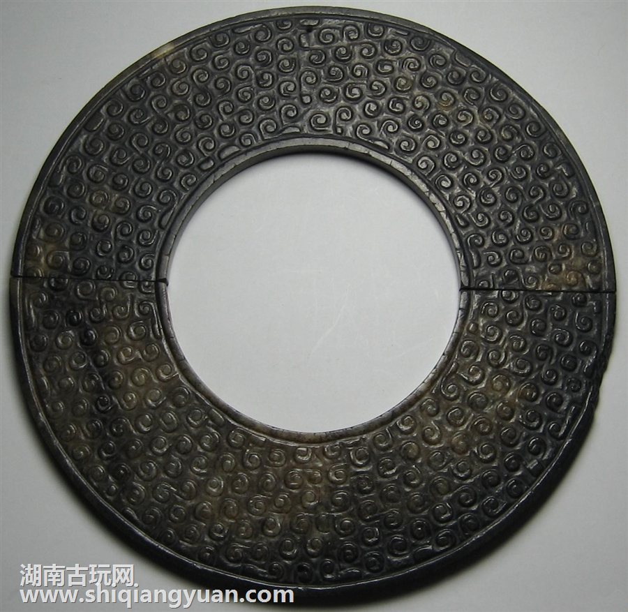 黑漆古玉璧
